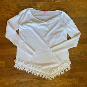 Lilly Pulitzer Fringe Sweater